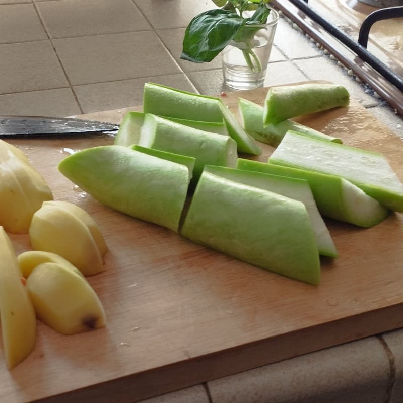 Gli ingredienti tagliati